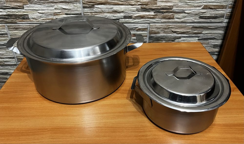 Кастрюли нержавейка СССР 1 и 4 л нержавеющая сталь. Качество!