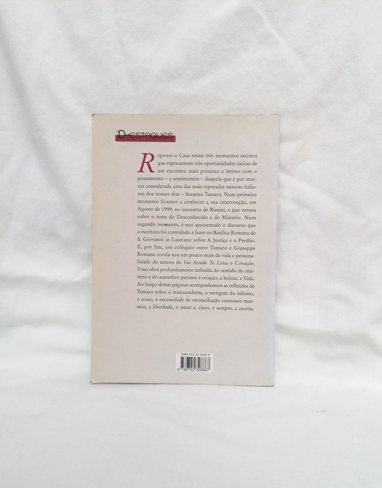 Livro "Regresso a Casa"