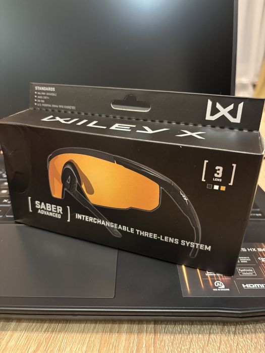 Балістичні (тактичні) окуляри Wiley X Saber Advanced 3 Lens