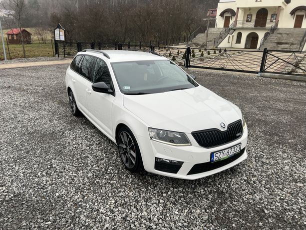 Piękna Biała Skoda Octavia RS*184 KM*Felgi 18 *Climatronic*Raty