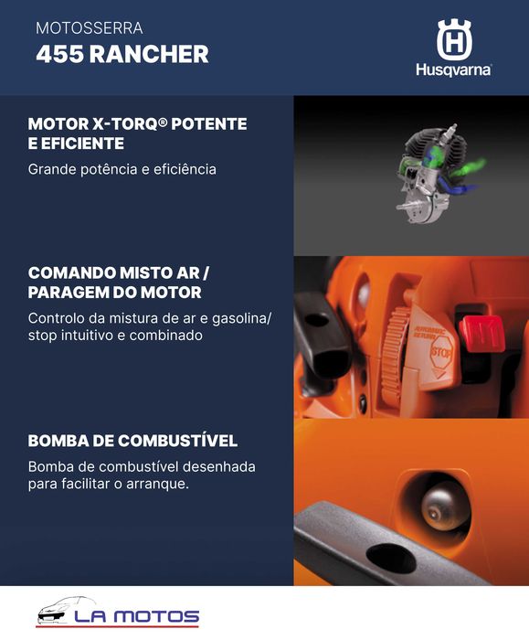 Motosserra Husqvarna 455 RANCHER