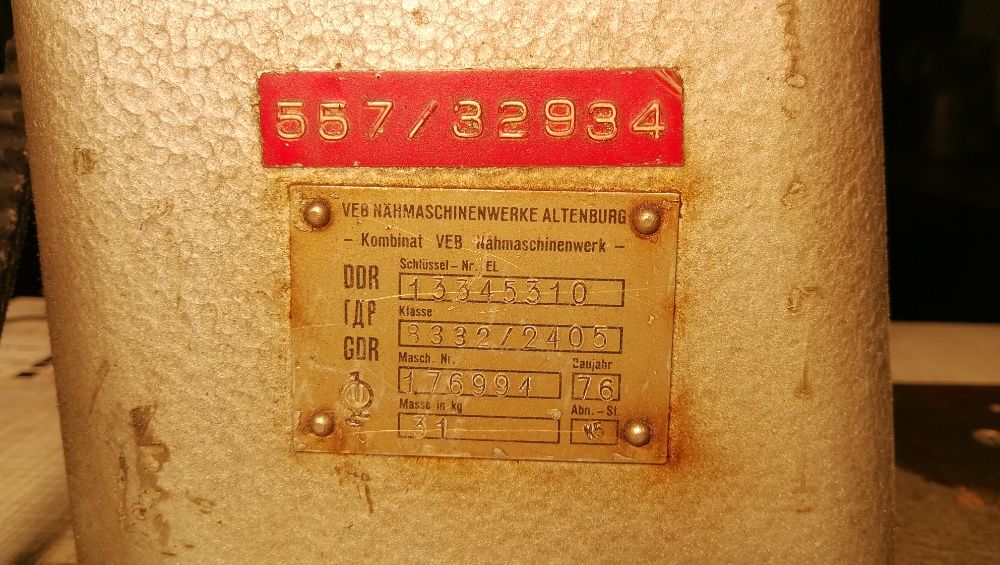 Maszyna do szycia, przemysłowa Textima Altin