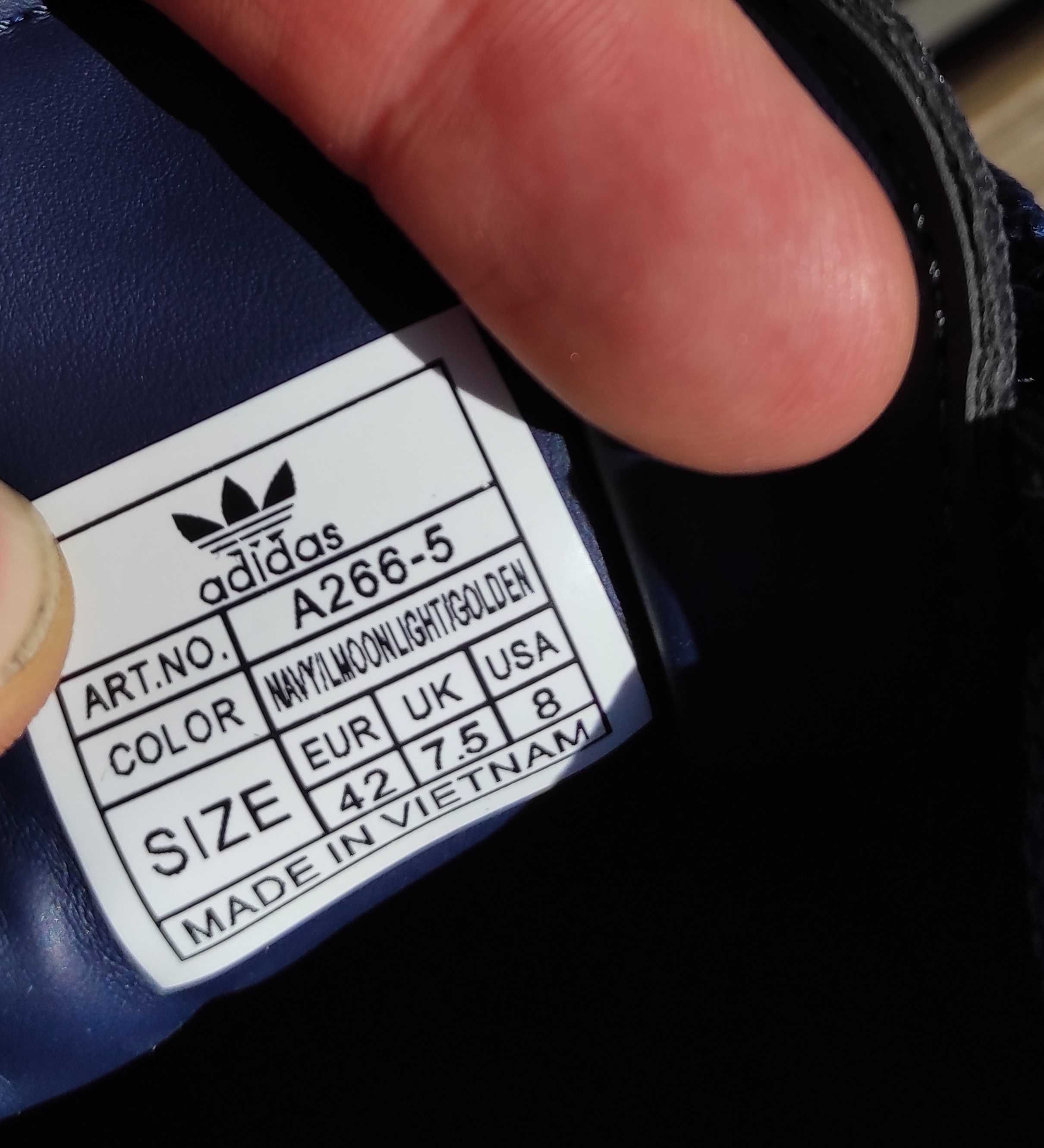 Кросівки кеди Adidas Spezial сині (41-45) - адідас, шкіра, В,єтнам