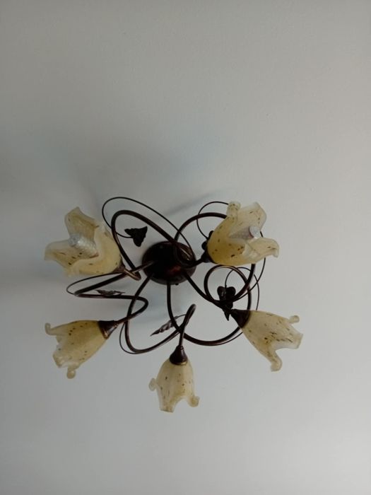 Żyrandol na 6 kloszy