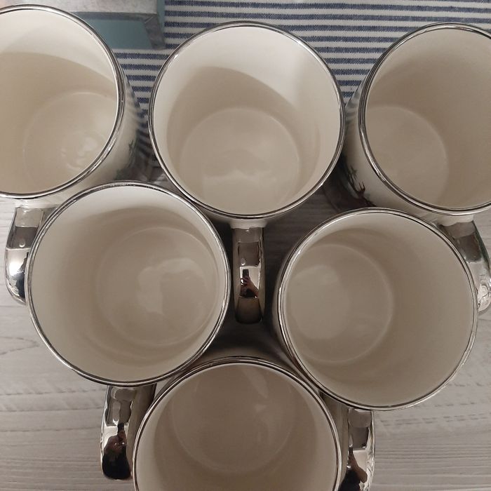 6 szt. Kubki ,,Home and you" Boże Narodzenie, jak nowe, kubek zima