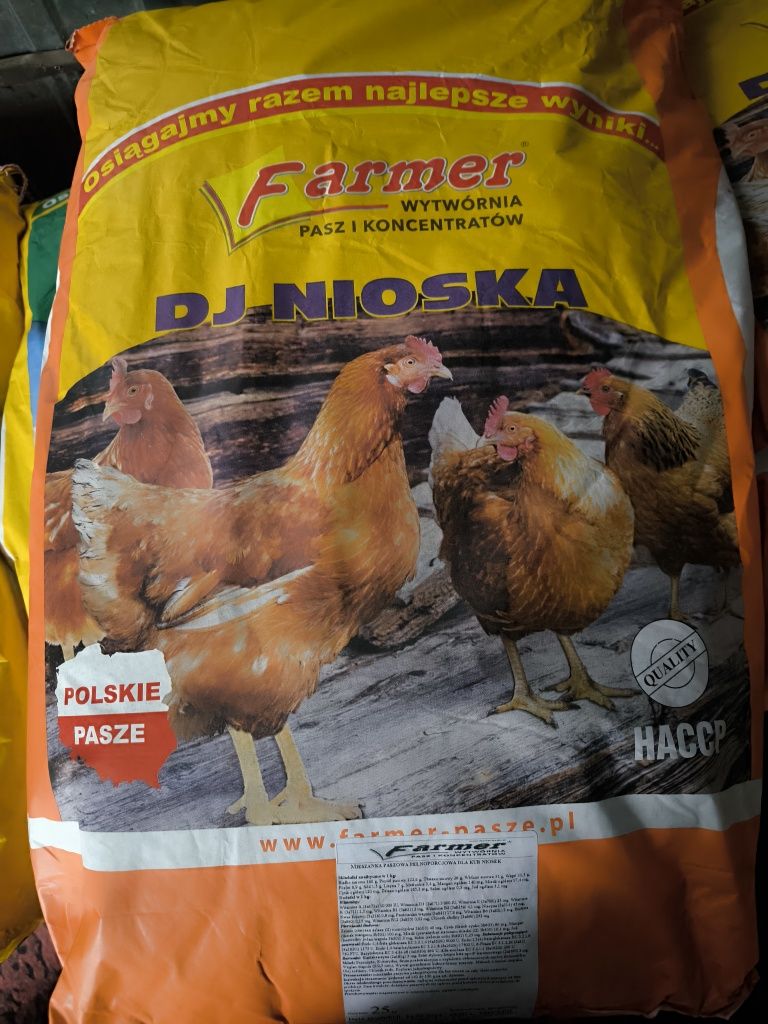 Pasze dla kur niosek, gołębi itp Farmer-Wysyłki