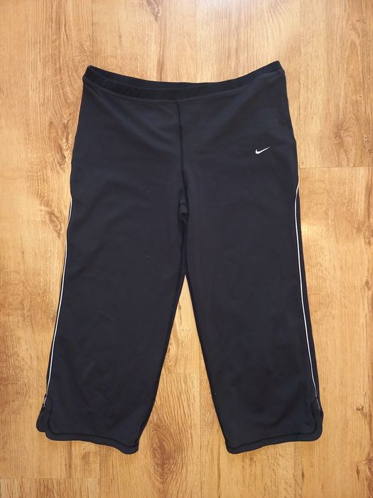 Czarne legginsy sportowe damskie | r. M (38) | Nike Fitdry