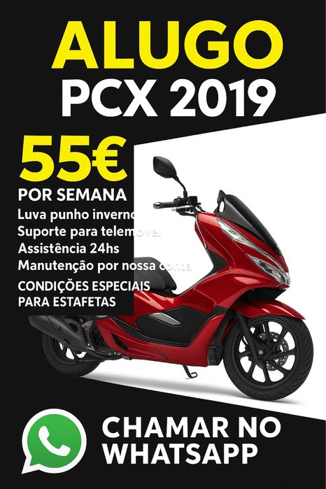 Alugo PCX 2019* semana ou mês