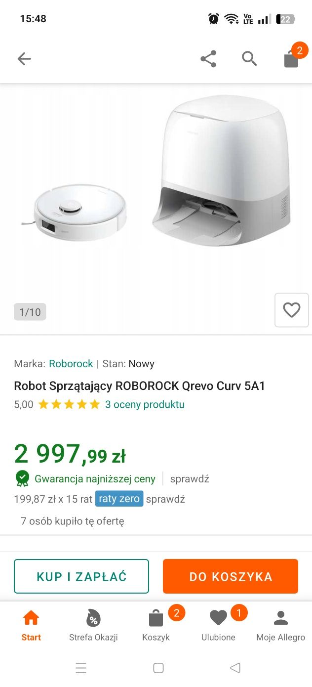 Robot Sprzątający ROBOROCK Qrevo Curv 5A1