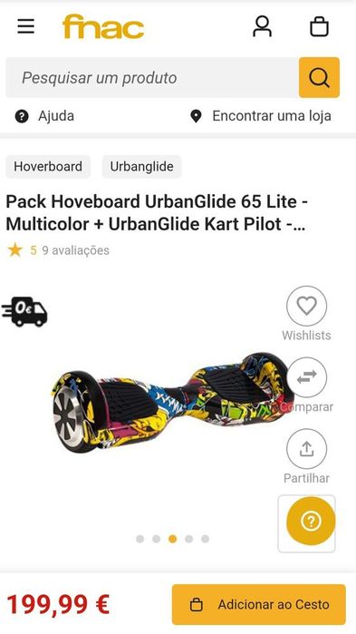 Vendo overboard c/ carregador