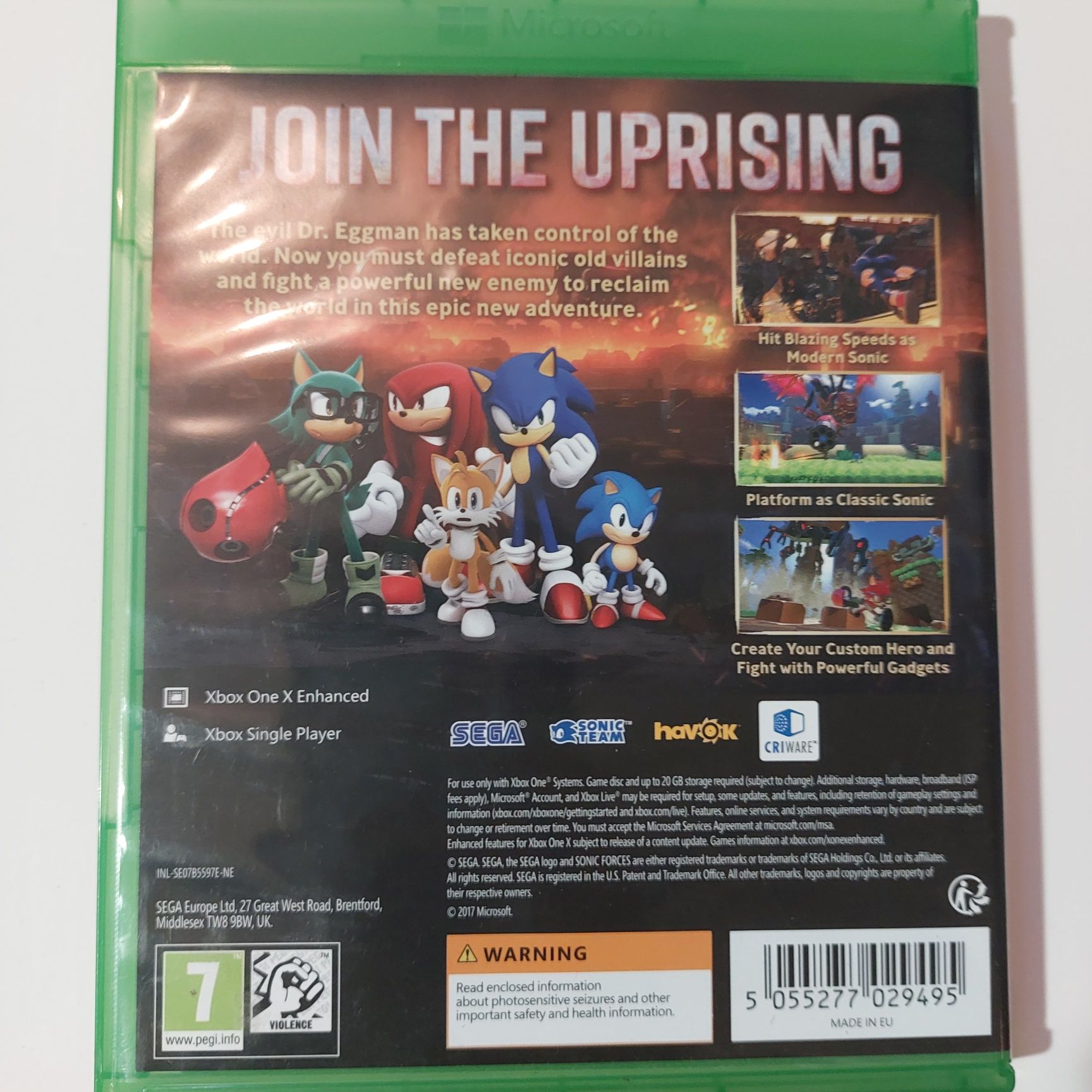 Gra Sonic Forces na XBOX ONE