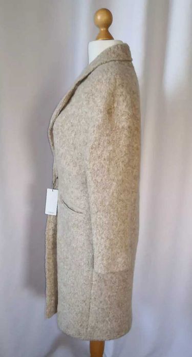 MANGO Suit новое пальто мохер шерсть альпака букле M с бирками