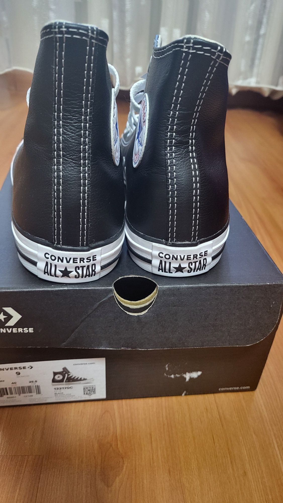 Кеди Converse шкіряні унісекс р.40