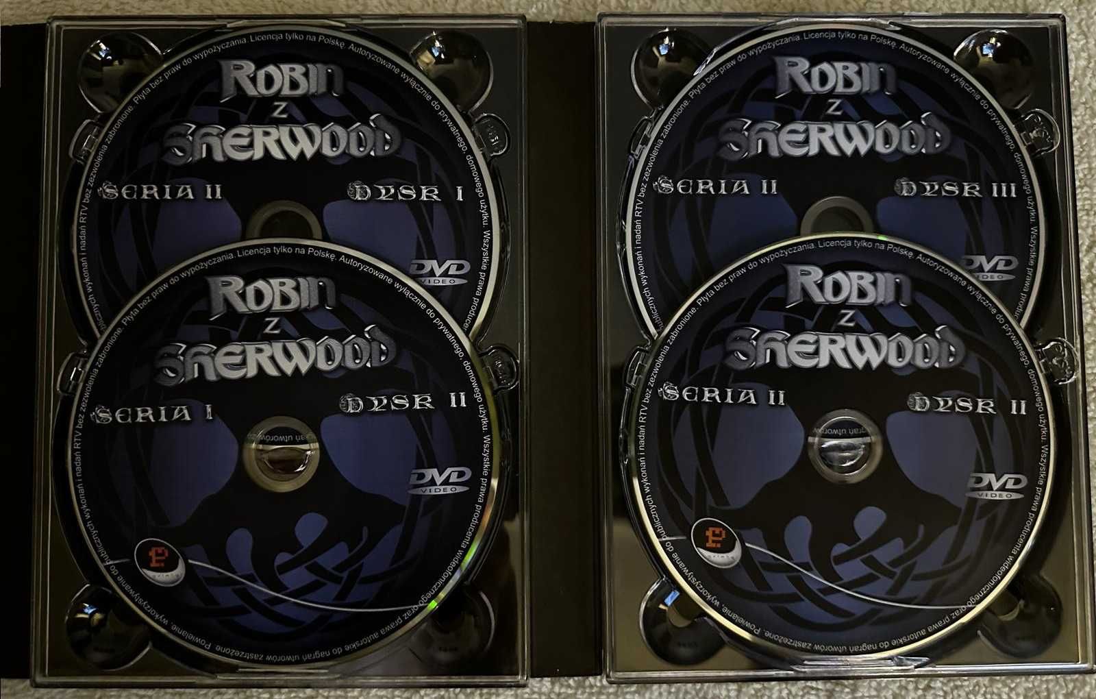 Serial Robin z Sherwood 10 płyt DVD Kompletne 3 sezony