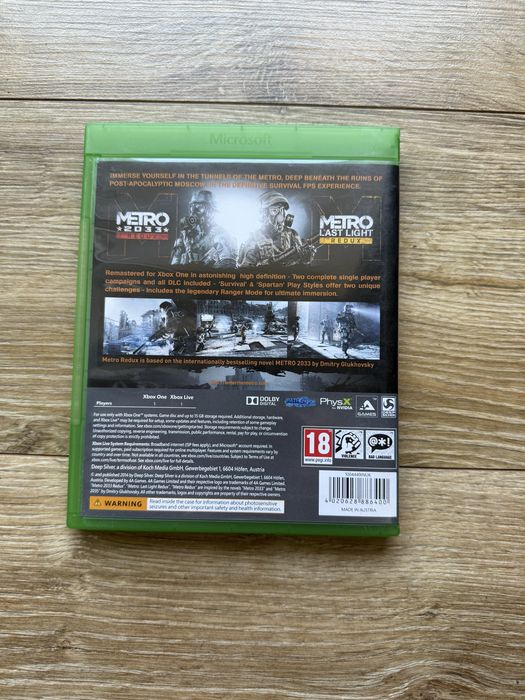 Gra Metro Redux (2033 + Last Light) Polska PL Xbox One S X Series X