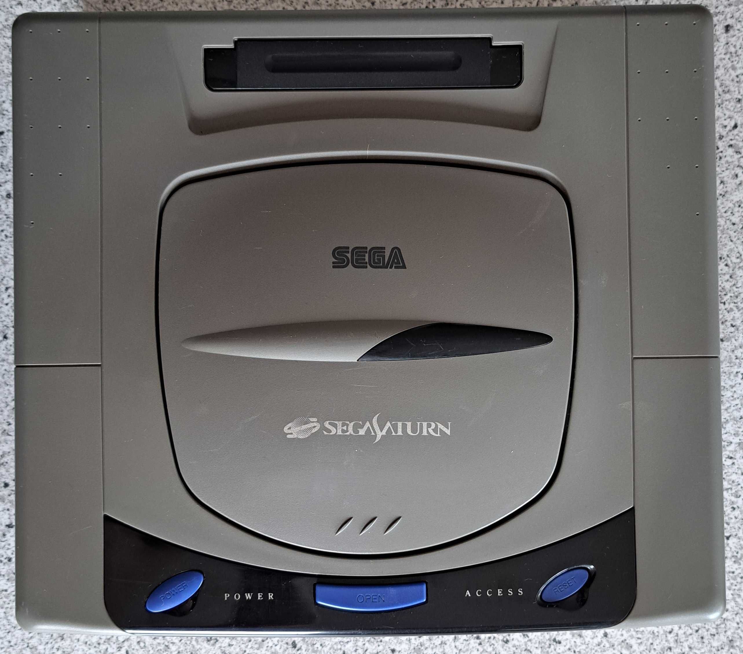 Sega Saturn, japońska, sprawna, Bitfunx PSU, zestaw gotowy do gry