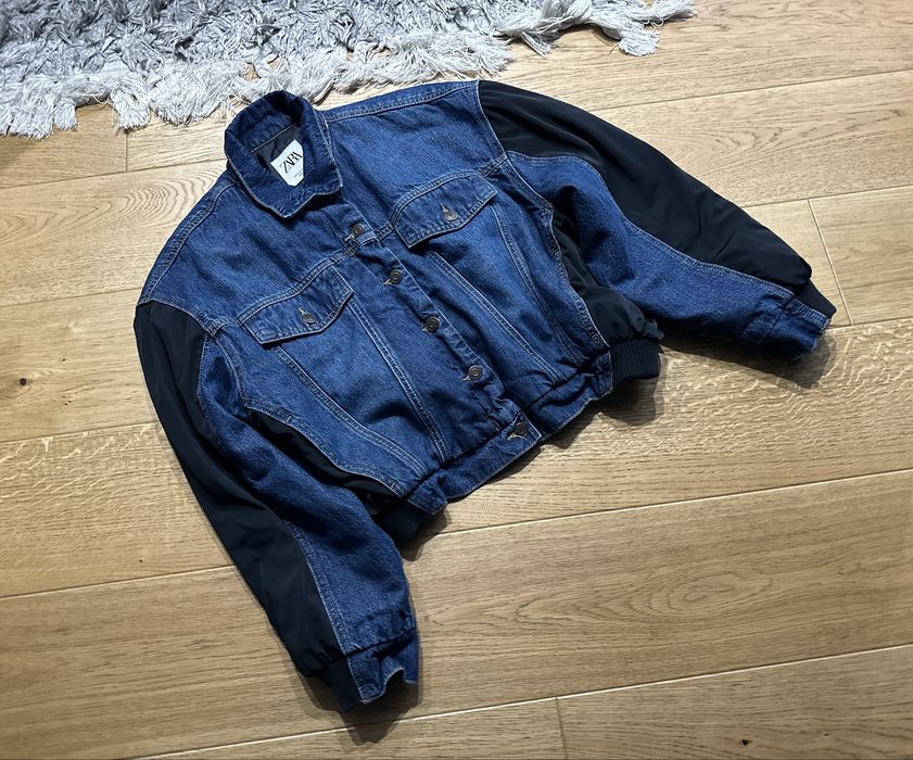 Jeansowa bomberka Zara