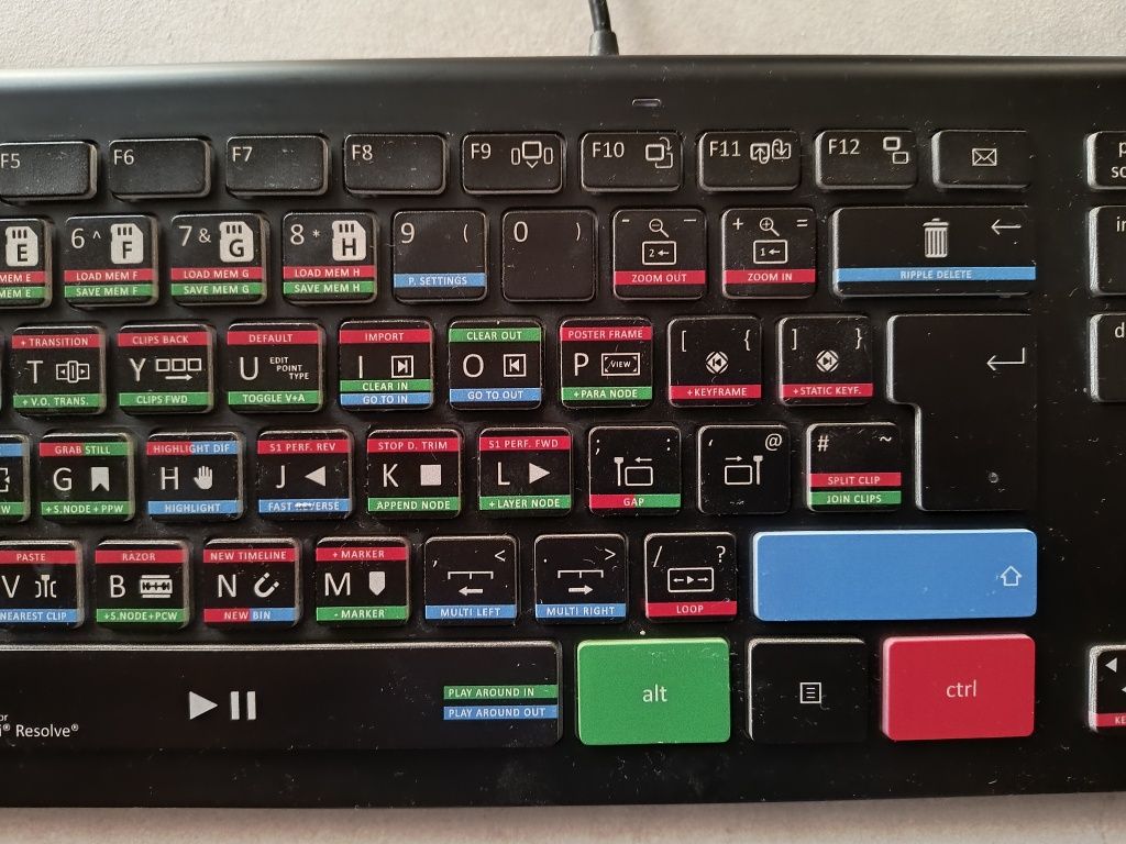 Klawiatura do montażu DaVinci Resolve EditorsKeys