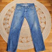 Jeansy Levis 504 Straight proste jeansy, niebieskie, klasyczne, na cod