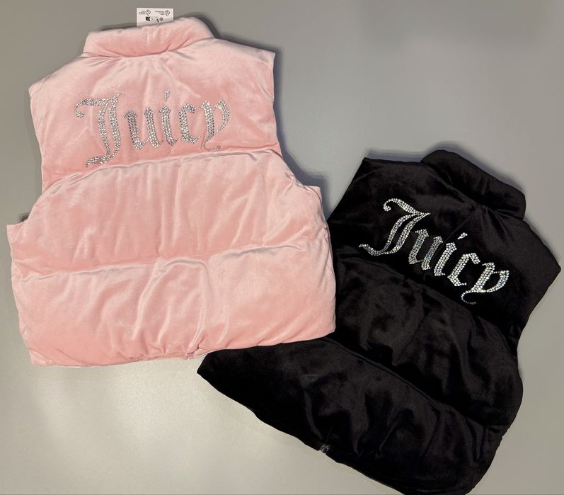 Жилетки велюрові Juicy Couture оригінал чорна S, M, рожева М
