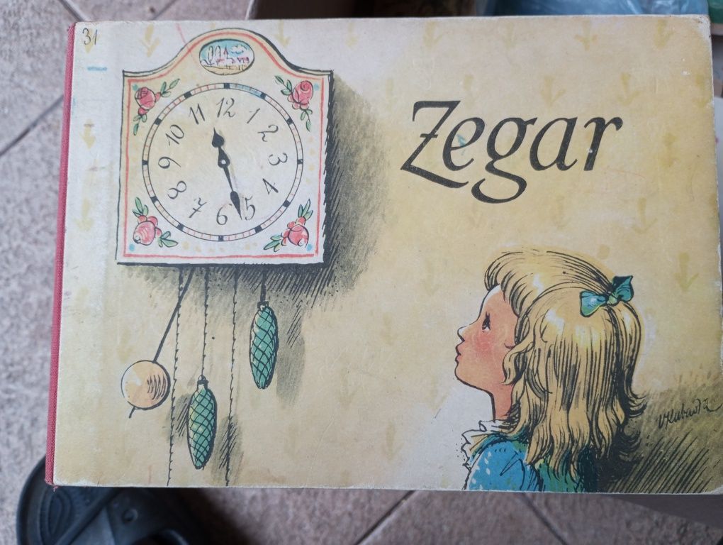 Książeczka dla dzieci - " Zegar " - 1964 r.