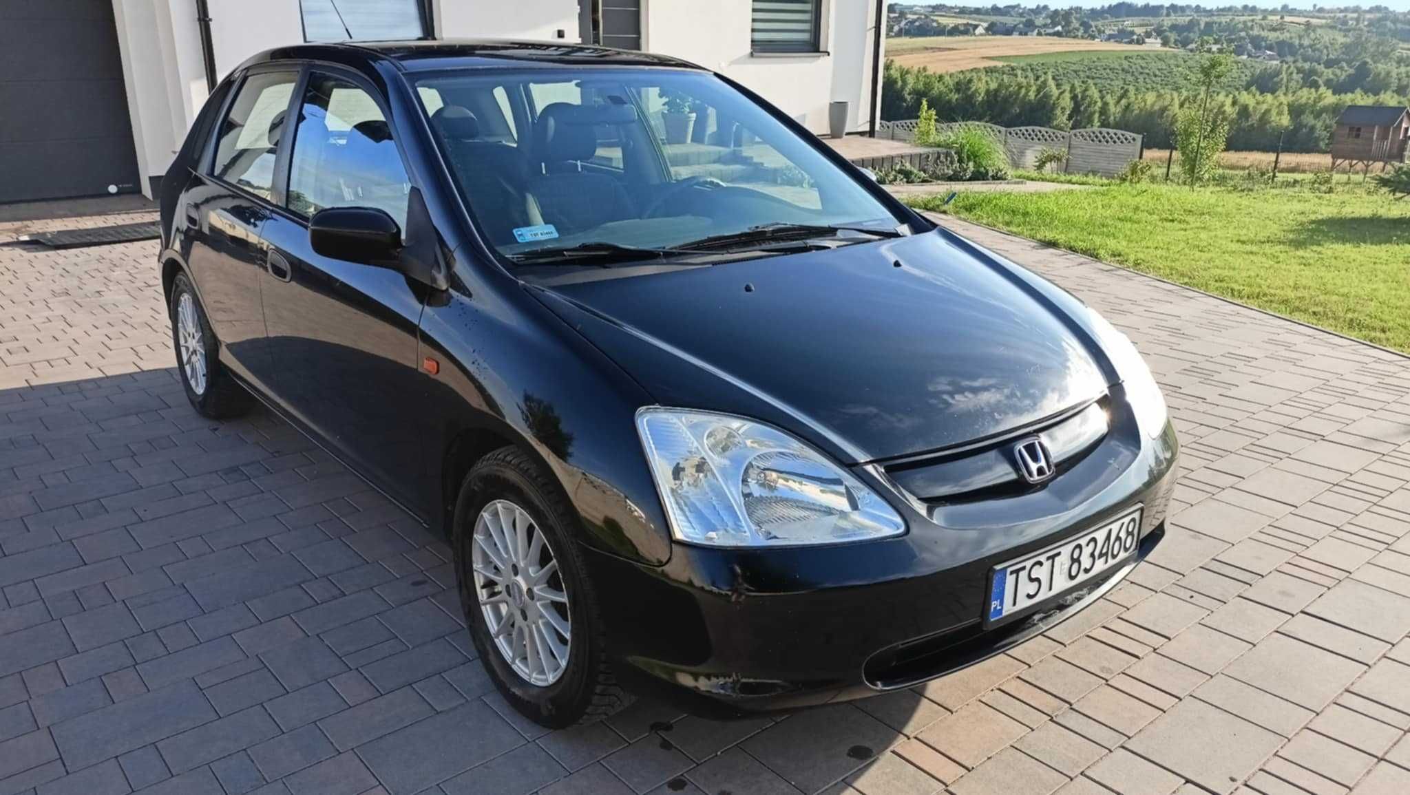 Honda Civic VII 1.4 benzyna+LPG, ważne opłaty.