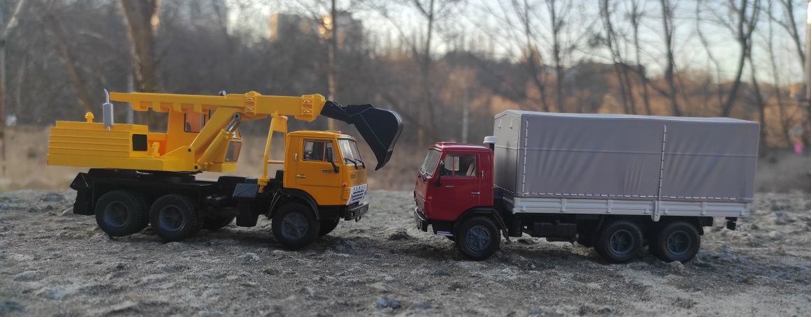 Модель 1/43 вантажівка Камаз 5511 журнальна серія