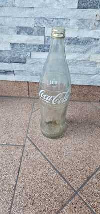 Szklana butelka  coca cola 1 l prl