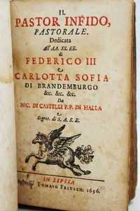 Belíssima obra literária de Di Castelli, ano de 1696.