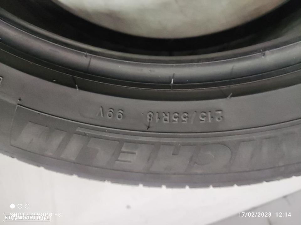 2 pneus semi novos 215-55r18 michelin primacy 3 - oferta dos portes