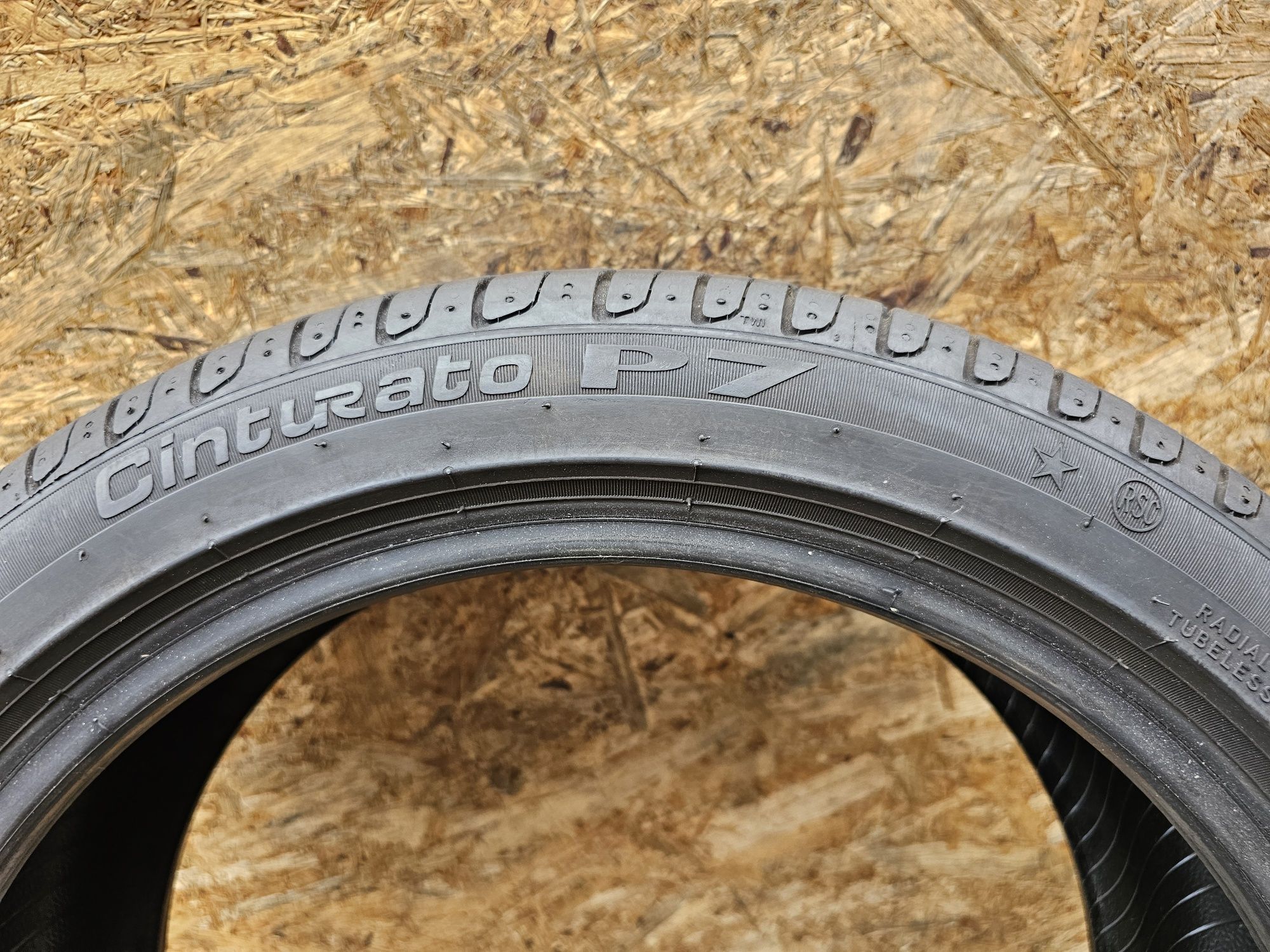 BDB Stan!!  6mm. 205/45 r17 Pirelli Cinturato P7. RUNFLAT. 0317