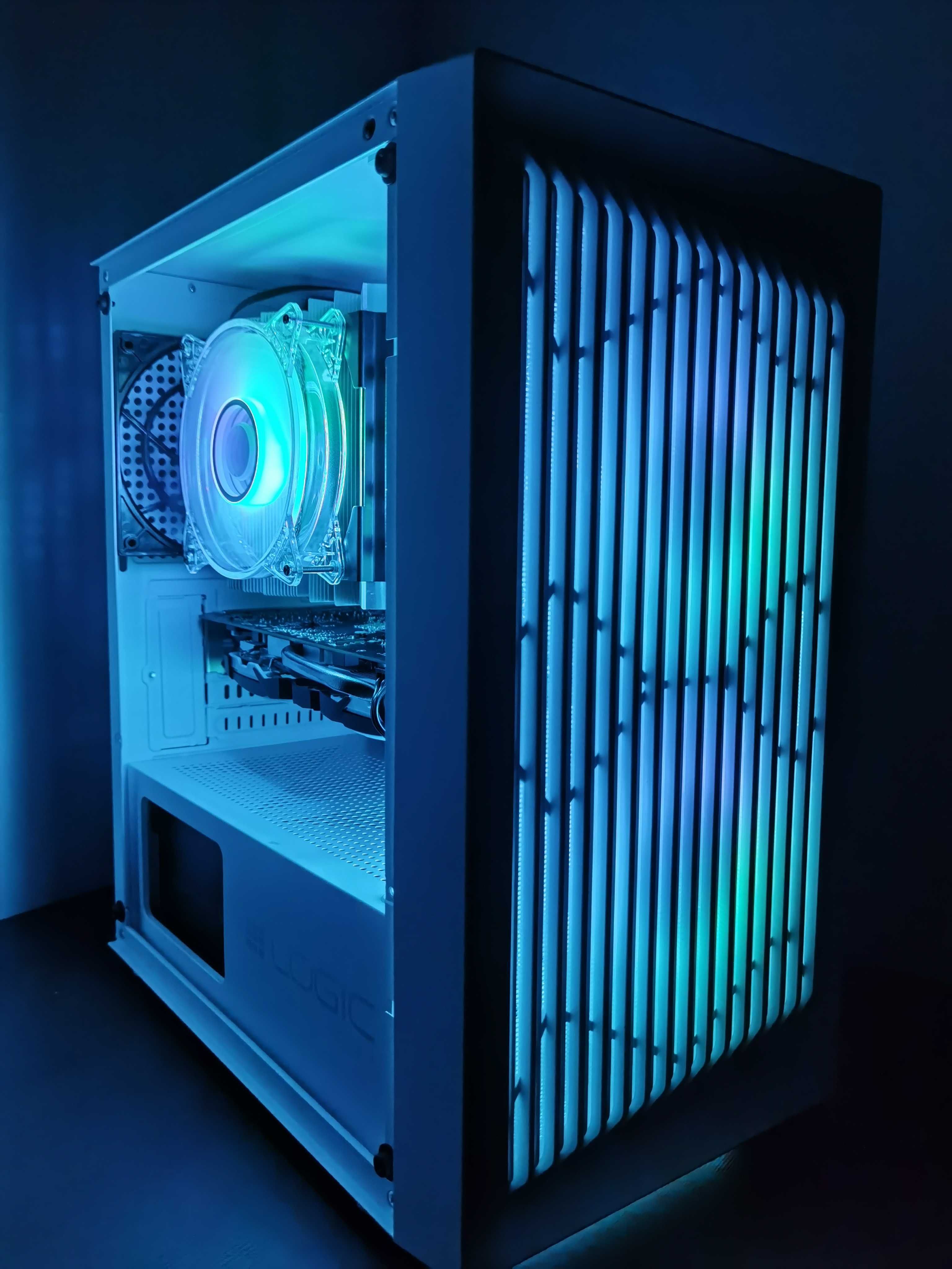 Gaming PC RGB - i3 10100F | RX 570 | 16GB RAM | SSD 512GB | HDD 500GB