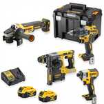 DEWALT ZESTAW DCD791 DCF887 DCH273 DCG405 2x5ah Szlifierka  COMBO 18V