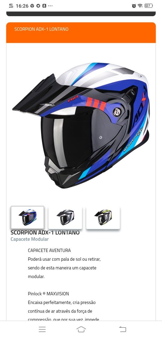 Capacete Scorpion