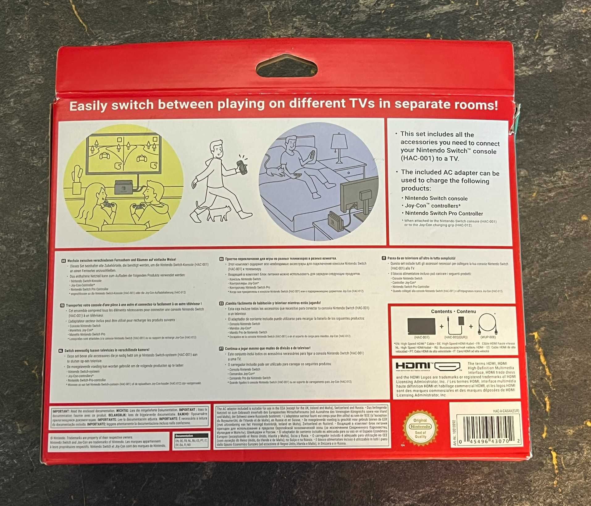 Nintendo Switch stacja dokująca i ładująca