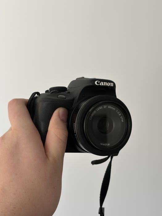 ZESTAW Canon 40mm 2.8 STM + EOS 100D aparat lustrzanka obiektyw