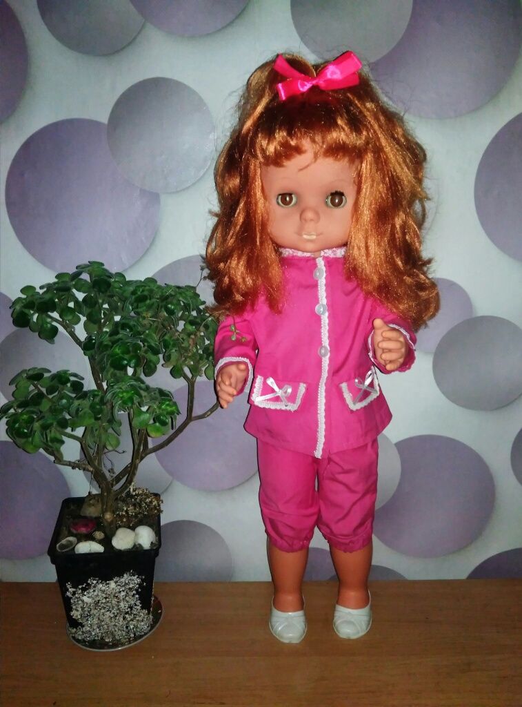 Кукла рыжая ГДР. Раунштайн. 60 см. Куклы большие.