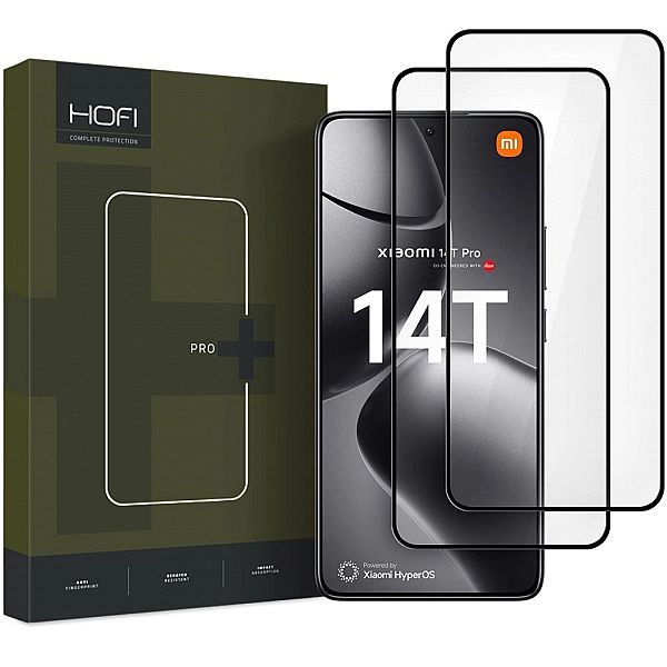 Szkło Hartowane Hofi Glass Pro+ 2-Pack Xiaomi 14T / 14T Pro Black