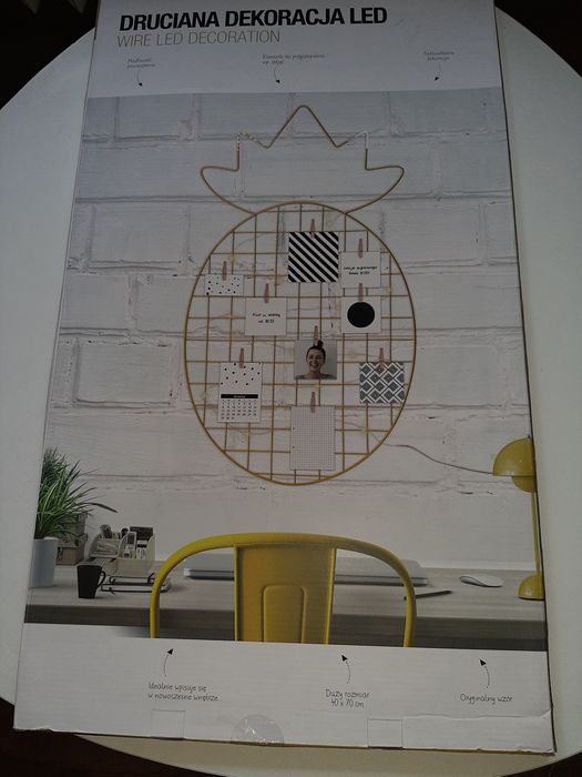 Druciana siatka na zdj.