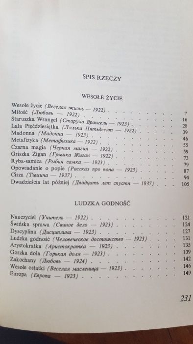 Wesołe życie Michał Zoszczenko UNIKAT