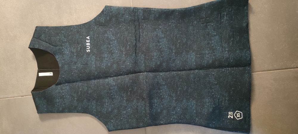 Neoprene sem mangas 2mm