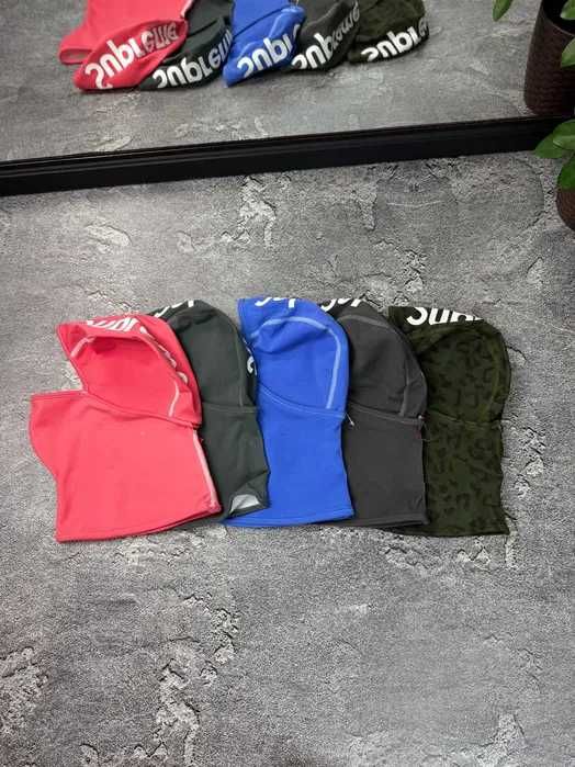 Термо-хромна балаклава Supreme шапка маска Суприм підшоломник супрім