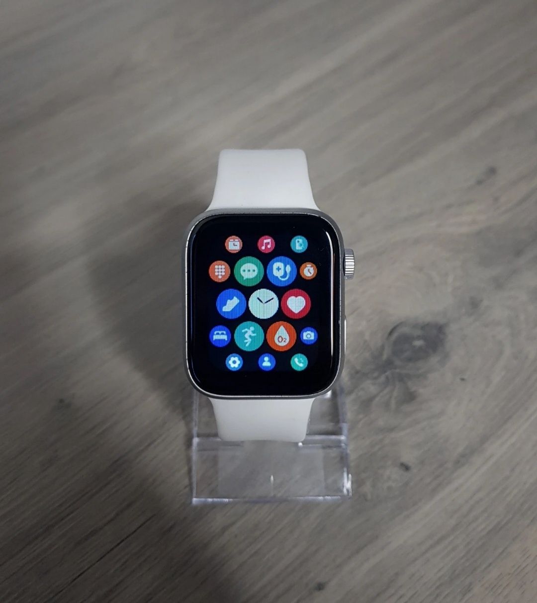 Smartwatch biały komplet