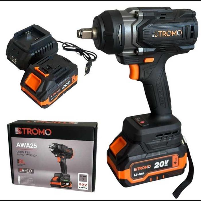 Гайковерт Stromo AWA25 — аккумуляторный шуруповерт, 25В, з АКБ + ЗП,