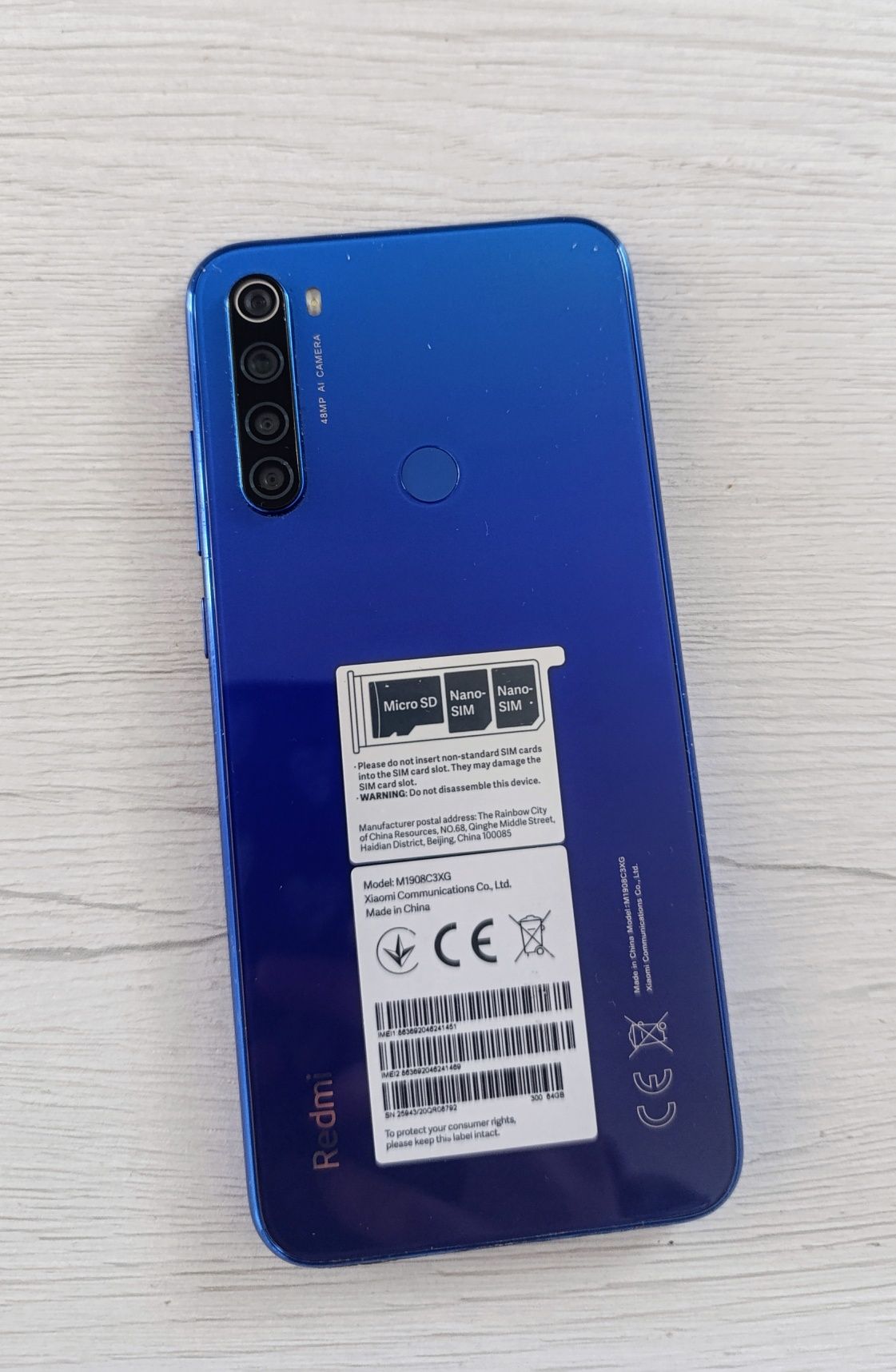 Redmi note 8T 4/64 GB niebieski