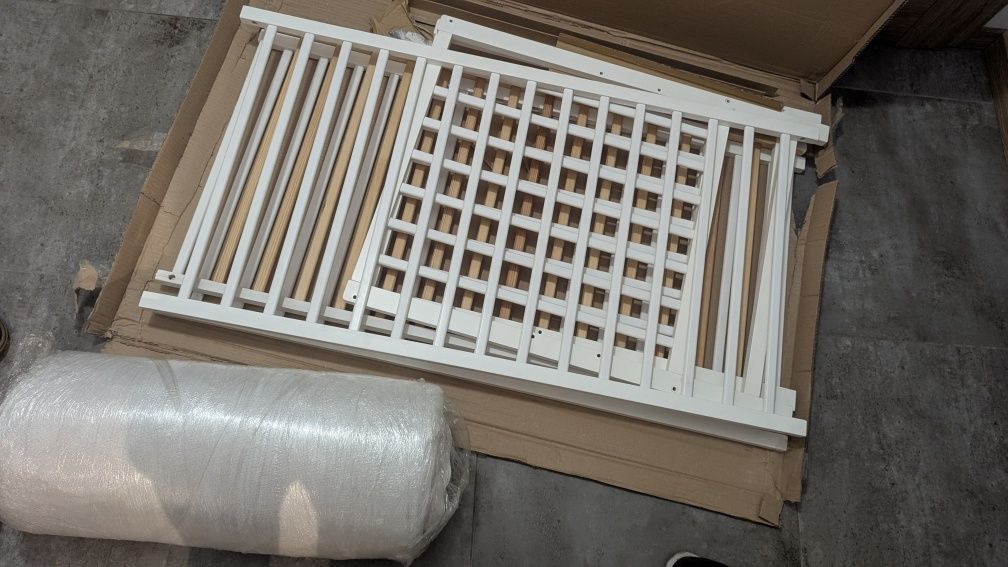 Łóżeczko dziecięce 120x60 białe