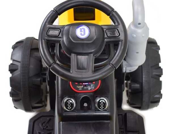 Traktor na akumulator dla dziecka Koparka z przyczepką Super prezent