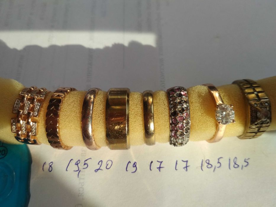 кольца Бижутерия под золото