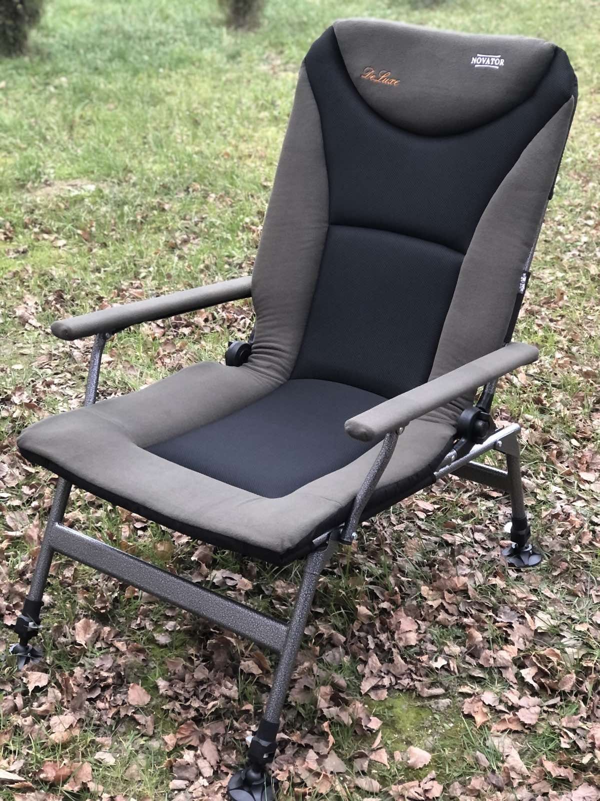 Кресло карповое премиальное для рыбака Novator SR-3 Deluxe гарантия