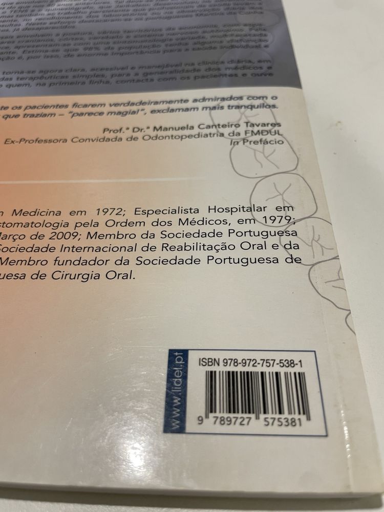 Livro “disfuncoes oclusais, a sua relação com a postura”